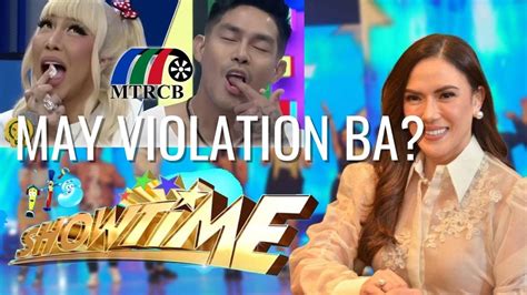 MAY MTRCB VIOLATION BA ANG ITS SHOWTIME Vice Ganda And Ion Perez