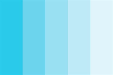 Tint Of Sky Blue Color Palette