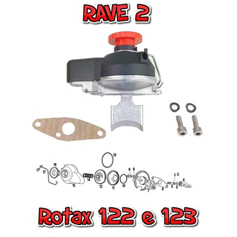 PNEUMATIC RAVE2 POWER VALVE APRILIA RX SX MX HM ROTAX 122 RiMotoShop