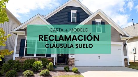 Carta de Reclamación de Cláusula Suelo Modelo para Descargar