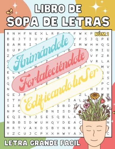 Libro De Sopa De Letras Pasatiempos Temática Motivacional