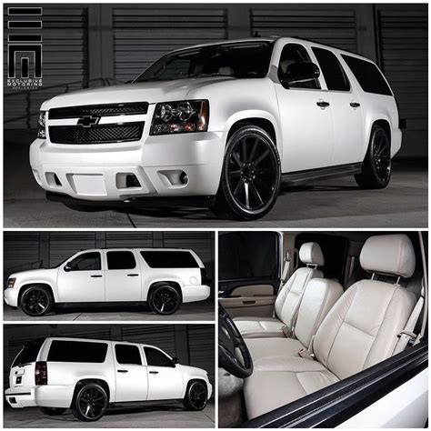 Exclusive Motoring Worldwide Chevrolet Suburban Custom Chevy Trucks White Truck