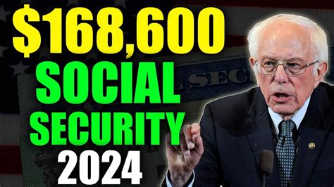 Social Security Update 168 600 New Social Security Maximum Taxable Earnings In 2024 Youtube