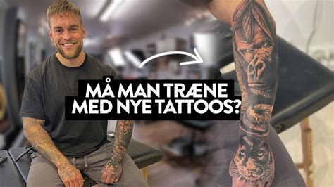 Hvornår må man træne med en ny tatovering Kom med mig til tatovør og