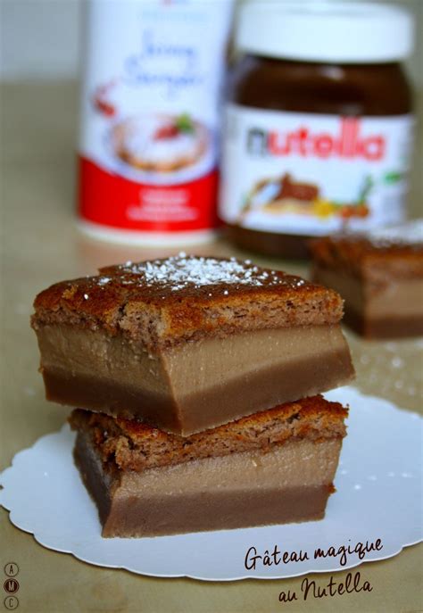 Gâteau magique au Nutella Amandine Cooking