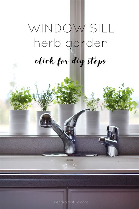 Window Sill Herb Garden — Kendra Castillo