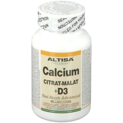 Altisa Vitamins Calcium Citrat Malat D St Redcare Apotheke