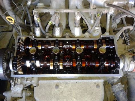 Ремень ГУРа, ГРМ, зазоры в клапанах. — Toyota Avensis I, 1,6 л, 1999 ...