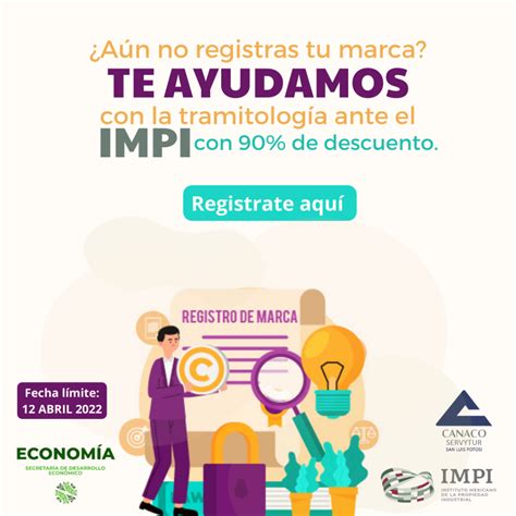 Registro de Marca IMPI Cámara de Comercio Servicios y Turismo en San