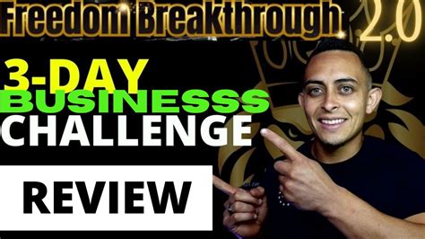 3 Day Business Breakthrough Challenge Review By Jonathan Montoya YouTube