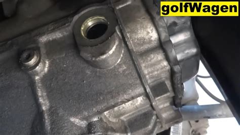 VW Golf 5 Check Gearbox Transmission Oil Level YouTube