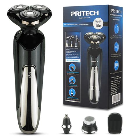 USB Charging Rechargeable Electric Shaver Waterproof Cordless Triple