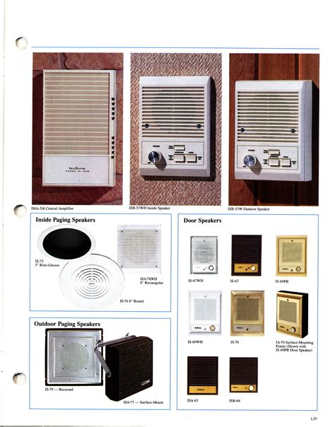 Your Site Name - Vintage NuTone Intercom Radio Catalog - 1992 NuTone ...