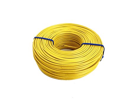 Gauge Reinforcement Coil Yellow Pvc Coated Tie Wire Zeluga