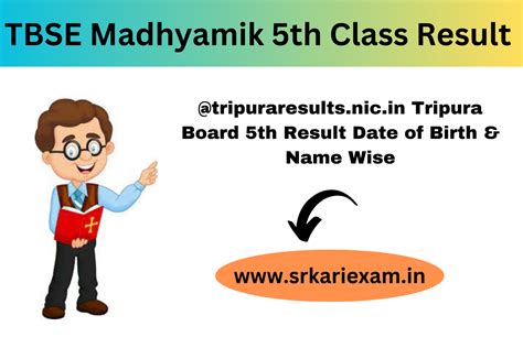 TBSE Madhyamik 5th Class Result 2023 Link Tripuraresults Nic In