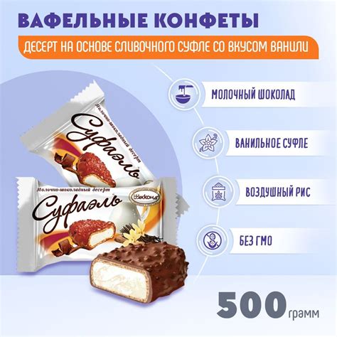 Конфеты Суфаэль десерт 500 грамм Акконд - купить с доставкой по ...