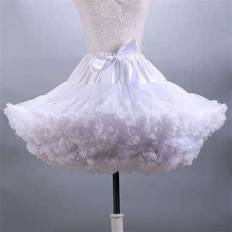 מוצר Fluffy Women s Tutu Skirt Adult Tulle Short Petticoat with