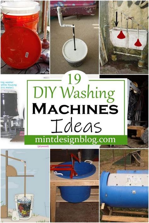 19 DIY Washing Machines Ideas For Home - Mint Design Blog