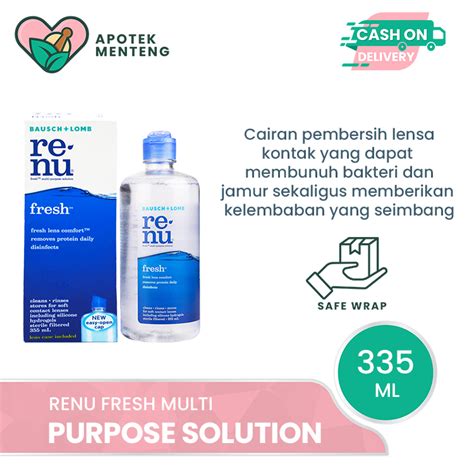 Jual Renu Fresh Multi Purpose Solution 335 ML Cairan Pembersih Lensa