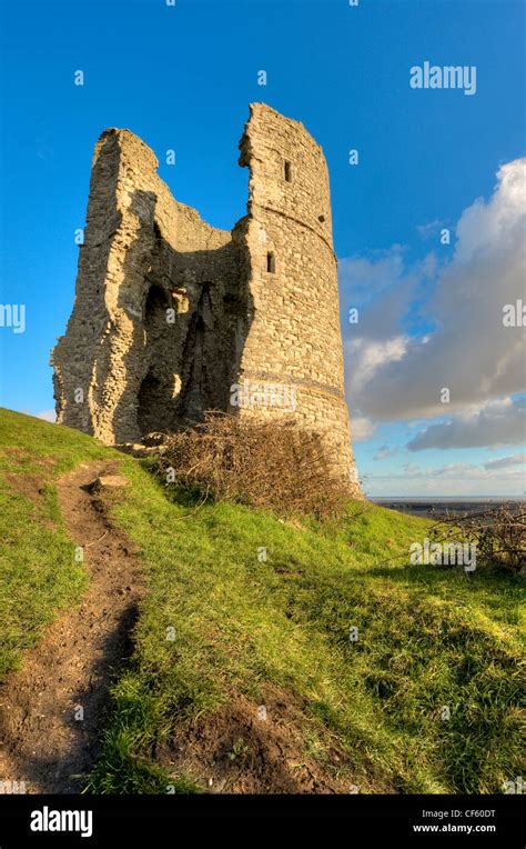 The Remains Of A Circular Tower Part Of The Ruins Of Hadleigh Castle