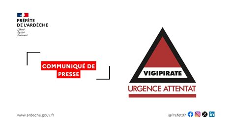 Plan Vigipirate rehaussé au niveau urgence attentat Restez vigilants