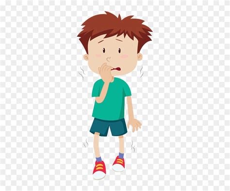 Frightened-boy - Scared Boy Cartoon - Free Transparent PNG Clipart Images Download