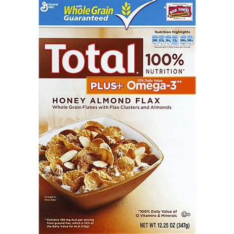 Total Cereal, Honey Almond Flax | Cereal | Jumbo Foods