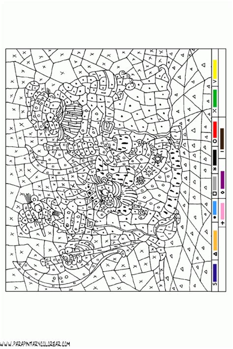 Colorear Con Numeros 011 Mandalas Para Colorear Colorear Por Números Libro De Colores