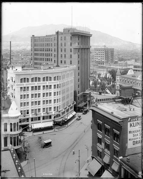 Pioneer Plaza El Paso Texas Circa 1915 Digie