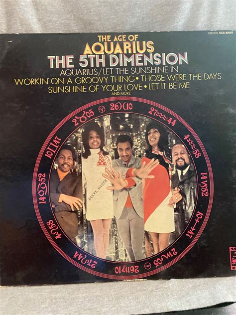 The 5th Dimension age of Aquarius Vintage LP Album - Etsy