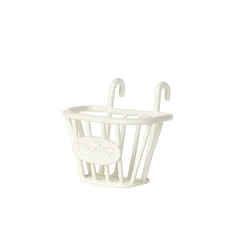 Panier Pour Tricycle Off White Maileg Nature Bambins