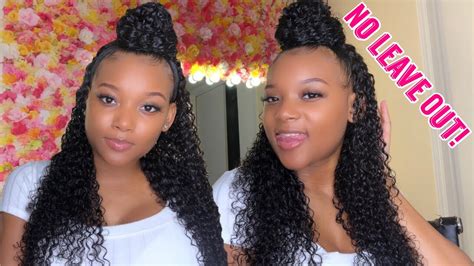 No Leave Out Half Up Half Down Protective Style Amazing Beauty Hair ♡ Youtube