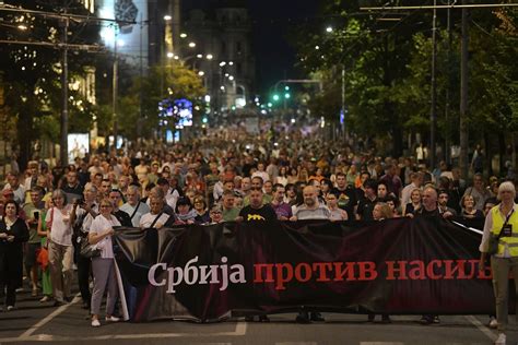 U Beogradu Danas Protest Srbija Protiv Nasilja Etnja Do Zgrada