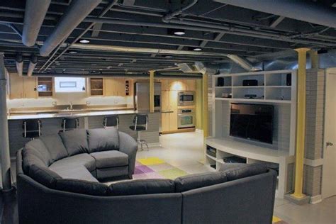 Low Ceiling Small Finished Basement Ideas Shani Nealy