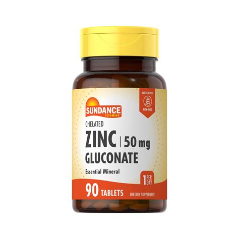 Gluconato De Zinc Quelado Mg Sundance Tab Danilza