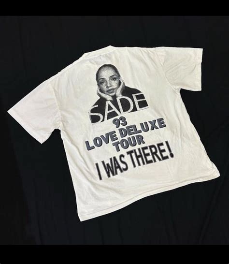 Good Music Merchandise Sade love deluxe 93 tour i was there size xl ...