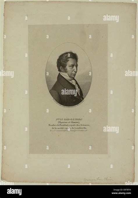 Joseph Louis Gay Lussac Stock Photo Alamy