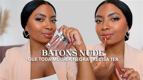 Batons Nude Que Toda Mulher De Pele Negra Precisa Ter Camila Nunes