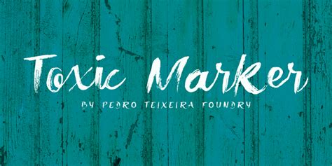 Toxic Marker Font Webfont And Desktop Myfonts