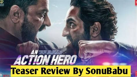 An Action Hero Teaser Review Ayushmann Khurrana Jaideep A Aanand