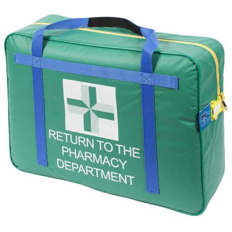 Pharmacy Carrier Tamper Evident Lockable Bag Distinctive Medical