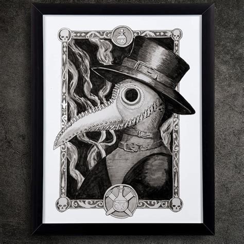 Plague Doctor Art - Etsy