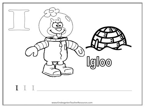 SpongeBob Alphabet Worksheets - Uppercase Letters
