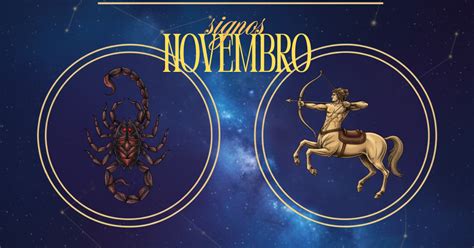 Qual o signo de novembro? Descubra os signos que regem esse mês | Minha ...