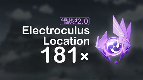 All Electroculus Location Genshin Impact The One And Only Guide