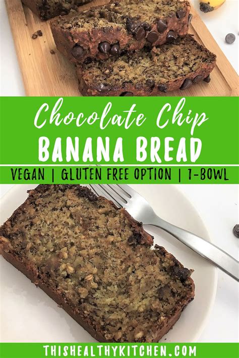 Banana Bread With Oil Vegan Banana Bread Chocolate Chip Banana Bread