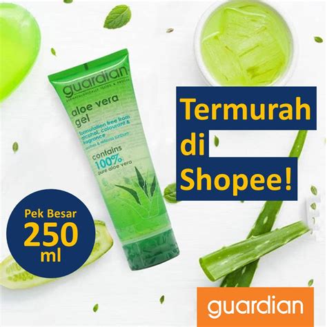 Paling Murah Di Shopee Guardian Aloe Vera Gel Ml Pek Besar