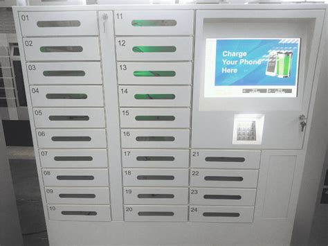 touch lcd public mobile phone charging station kiosk quick charge code