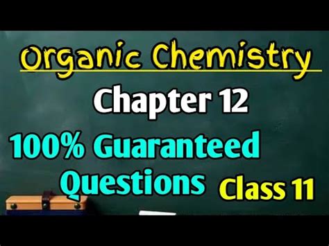 Organic Chemistry Class Chapter Ncert Most Important Questions