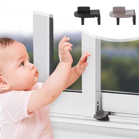 Sliding Door Security Lock, Child Safety Screen Door, Aluminum Alloy